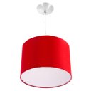 Ver imagem 1 de Lustre Cupula Pendente Dome 30x20cm Magnífico Vermelho