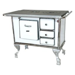 Fogão a Lenha Maestro Plus Nº 2  Chaminé a Esquerda, Branco - 1