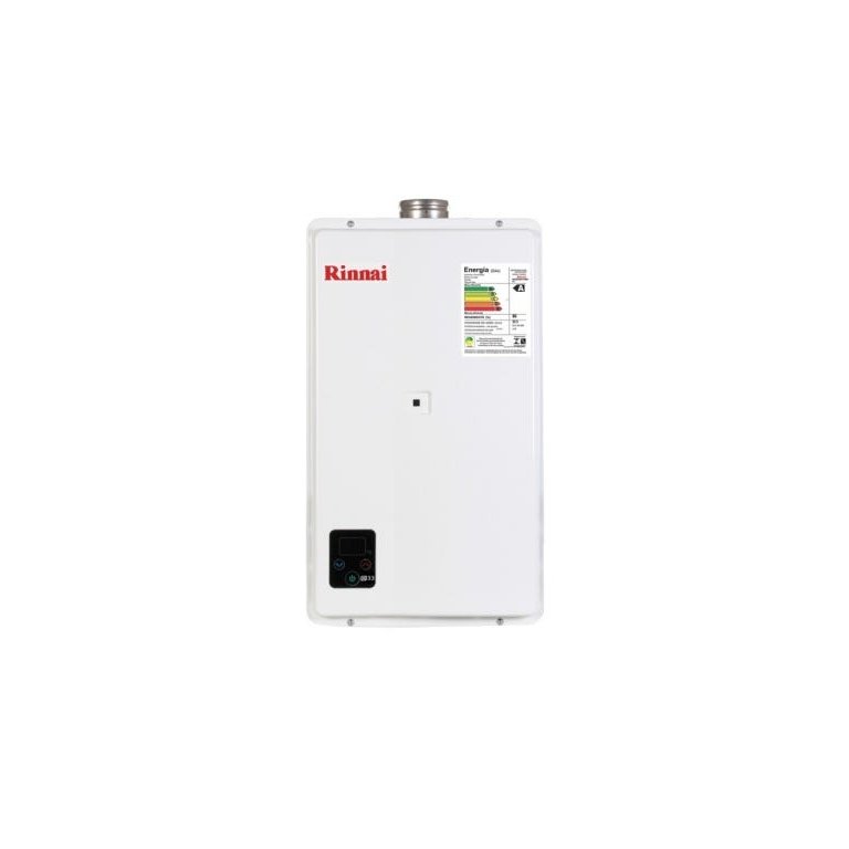 Aquecedor de Água a Gás Rinnai Reu E33 Feh 33 Litros Branco Gás Glp
