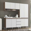 Ver imagem 1 de Conjunto Armários de Cozinha Modulada 3 Peças 2,00m Cj30-003 Semplicitá Móveis