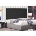 Ver imagem 2 de Cabeceira Painel Arizona Para Cama Box Solteiro 90 cm Suede - D’Rossi - Preto
