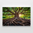 Ver imagem 3 de Quadro Decorativo Árvore Raízes Sala Quarto Casa Escritório