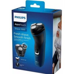 Barbeador Philips Aquatouch, S1121/41 - Azul Malibu - 4 Barbeador Philips Aquatouch, S1121/41 - Azul Malibu - 4