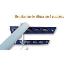 Tábua de Passar Roupas Dobrável Reforçada com Porta Ferro e Ajuste de Altura Mais Bella Utimil - 5