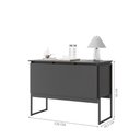 Ver imagem 3 de Buffet Aparador Industrial para Sala Dakar Preto Onix
