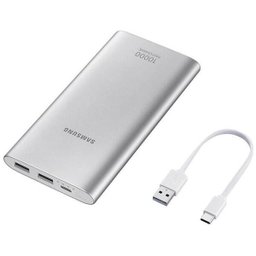 Power Bank Samsung Carga Rápida, 10.000 mAh, USB Tipo-C, Prata - 2