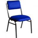 Ver imagem 1 de Cadeira Empilhável para Auditórios Linha Hotel Smart Azul