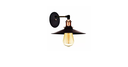 Ver imagem 1 de Arandela Nordic Industrial Gourmet Vintage Loft Pt Fosco com Cobre