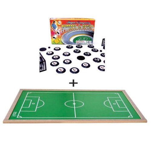 Mesa para Jogo de Botão com Marcador Xalingo Verde : :  Brinquedos e Jogos