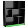 Estante para Escritorio Gamer B25 Preto Verde Novam Preto Verde - 1