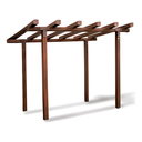 Ver imagem 4 de Pergolado em Madeira Plástica Ecológica para Jardim Grande