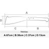 Facão para Corte de Cana - 14" - com Cabo Longo de 30cm - 3