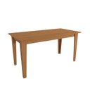 Ver imagem 1 de Mesa com Tampo 160x80cm de Madeira Melina Marrom/Canela