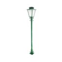 Ver imagem 1 de Luminária Poste Jardim Colonial Quadrado P3 Verde
