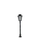 Ver imagem 1 de Luminária Poste Jardim Colonial Sextavado P5 Preto