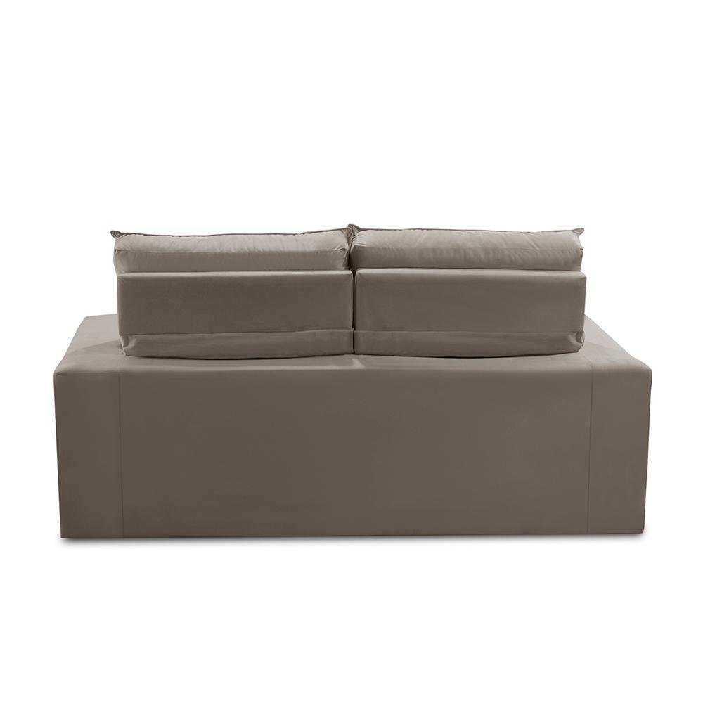 Sofá Retrátil e Reclinável 2 lugares com Molas 1,50m Laisa Suede Capuccino Madelina Decor - 8