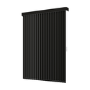 Ver imagem 2 de Persiana Vertical em Tecido Blackout com Bando Crisdan Largura 1,10 X 1,20 Altura Preto