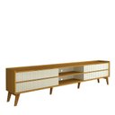 Ver imagem 3 de Rack para Tv até 84 Polegadas com Pés 100% Mdf 212,8cm Pés em Madeira Maciça Magnífico