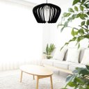 Ver imagem 5 de Luminária Teto tipo Pendente CALI MDF - Completa - Cor: Preta