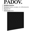 Ver imagem 3 de Cabeceira Solteiro 90 cm Padov Veludo SL 944 Peer