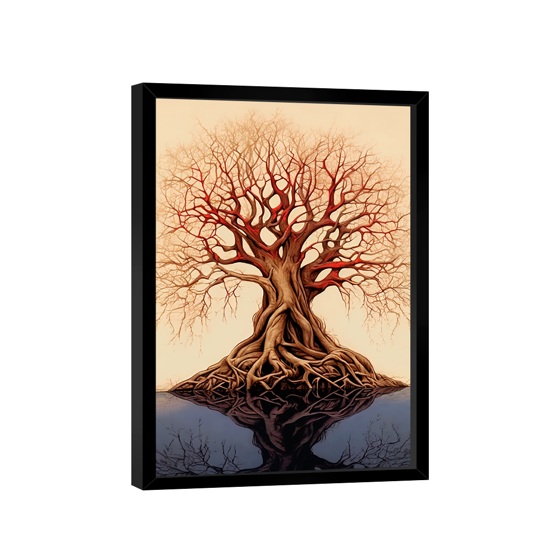 Quadro Decorativo Abstract Tree Roots | MadeiraMadeira