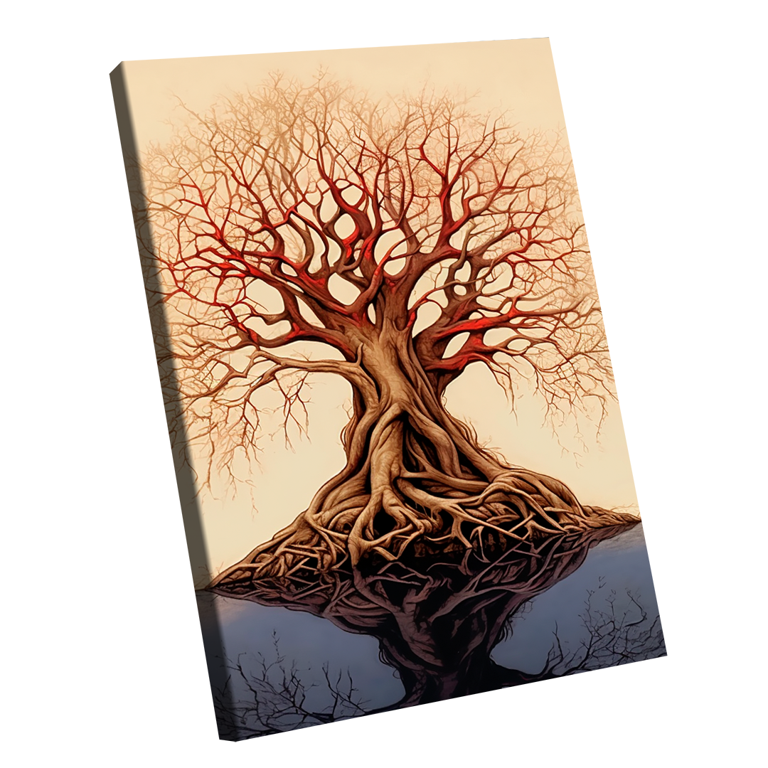 Quadro Decorativo Abstract Tree Roots | MadeiraMadeira