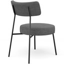 Ver imagem 7 de Poltrona Decorativa Para Sala De Estar Base Fixa Londres L02 Linho Cinza Escuro - Lyam Lyam Decor