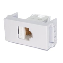 Tomada de Comunicação Rj45 Cat 6 Refinatto Weg Branco - 2 Tomada de Comunicação Rj45 Cat 6 Refinatto Weg Branco - 2
