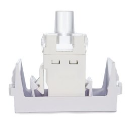 Tomada de Comunicação Rj45 Cat 6 Refinatto Weg Branco - 4 Tomada de Comunicação Rj45 Cat 6 Refinatto Weg Branco - 4