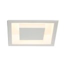 Ver imagem 1 de Luminária Embutir Eclipse Quadrada Luz Indireta 30x30cm