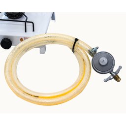 Fogao Fogareiro 2 Bocas Camping Pesca Kit Instalaçao Branco - 3