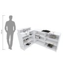 Ver imagem 3 de BALCÃO CAIXA EM L M241.2021.B (LOJA, COMÉRCIO) MUNDI MOVEIS