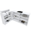 Ver imagem 1 de BALCÃO CAIXA EM L M241.2021.B (LOJA, COMÉRCIO) MUNDI MOVEIS