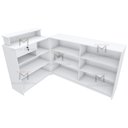 Ver imagem 5 de BALCÃO CAIXA EM L M241.2021.B (LOJA, COMÉRCIO) MUNDI MOVEIS