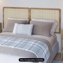 Ver imagem 6 de Cabeceira Cama Casal e Queen Pés Madeira Arlo A10 Palinha Hanover - Mpozenato