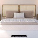 Ver imagem 4 de Cabeceira Cama Casal e Queen Pés Madeira Arlo A10 Palinha Hanover - Mpozenato