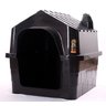 Casinha para cães Durapets chaminé N1° Preta - 1
