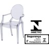 Cadeira Louis Ghost com Braco Cor Transparente -- 9525 - 1