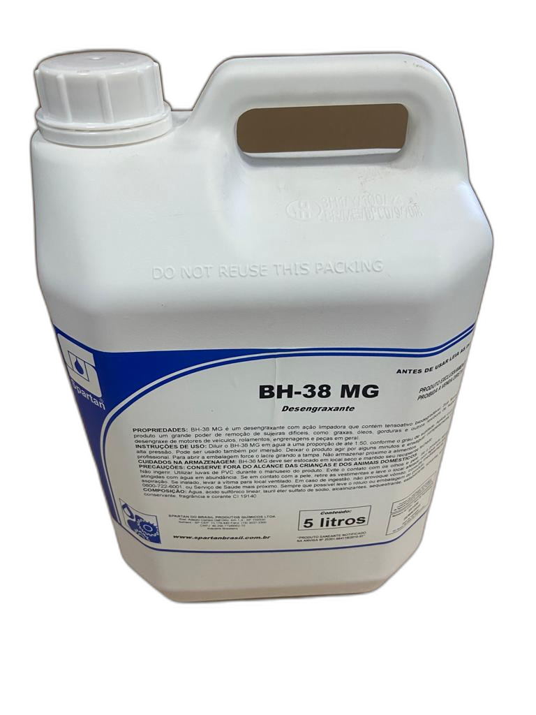 Desengraxante Industrial Biodegradável Bh-38 Mg 5l Spartan - 3