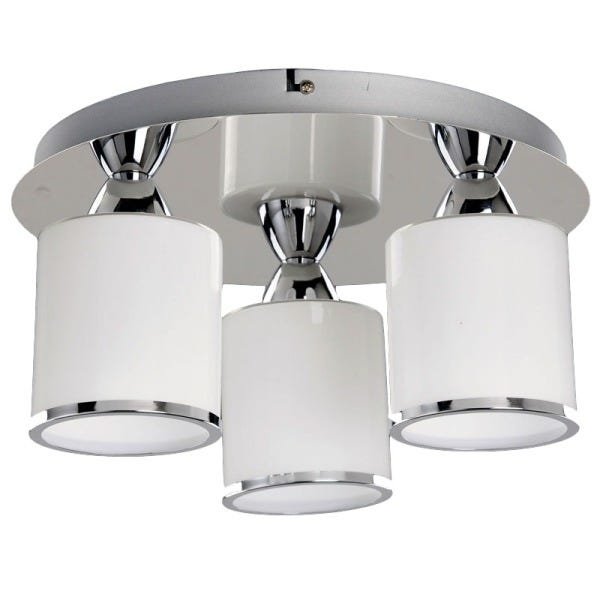 Lustre Plafon Luminária para 03 Lâmpadas Luminart