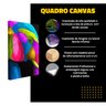 Quadro Decorativo Tons de Roxo Abstrato 60x40 - 2