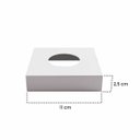 Ver imagem 2 de Spot Semi-embutido Quadrado Branco + Mr16 4,8w Br. Frio St3148