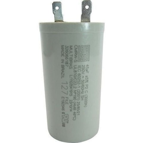 Capacitor 45uf 127v Lavadoras Ge Electrolux Brastemp Consul