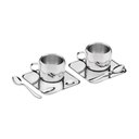 Ver imagem 1 de Kit para Café com Xícara, Pires Quadrado e Colher Tramontina 64430800 80ml Inox