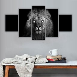 Quadros Decorativos Mosaico Leão Tribo De Judá Rei x4adesivos LeãoJudáModernoPB - 6