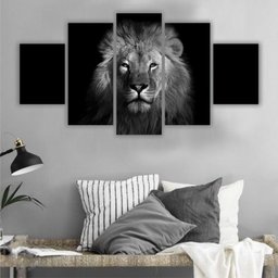 Quadros Decorativos Mosaico Leão Tribo De Judá Rei x4adesivos LeãoJudáModernoPB - 8