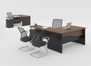 Ver imagem 4 de Mesa em L 1.8 Brasil Noce Preto