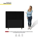 Ver imagem 2 de Cabeceira Cama Box Casal Queen Size Lisboa 160Cm Preto