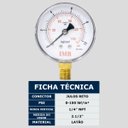 Ver imagem 5 de Válvula Redutora de Pressão Pn10 1 Ivm Italy com Manômetro Medidor de Pressão 2.1/2 150 Psi