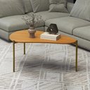 Ver imagem 1 de Mesa Centro Orgânica 90cm - Freijo -TB627 Jj
